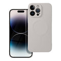 OEM Silikoncase für Samsung S25 ULTRA Mag compatible with MagSafe titanium | Stoßfest | Slim Design - Grau