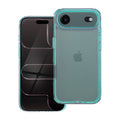 OEM Silikoncase für iPhone 17 AIR Matrix mint | Stoßfest | Slim Design - Transparent