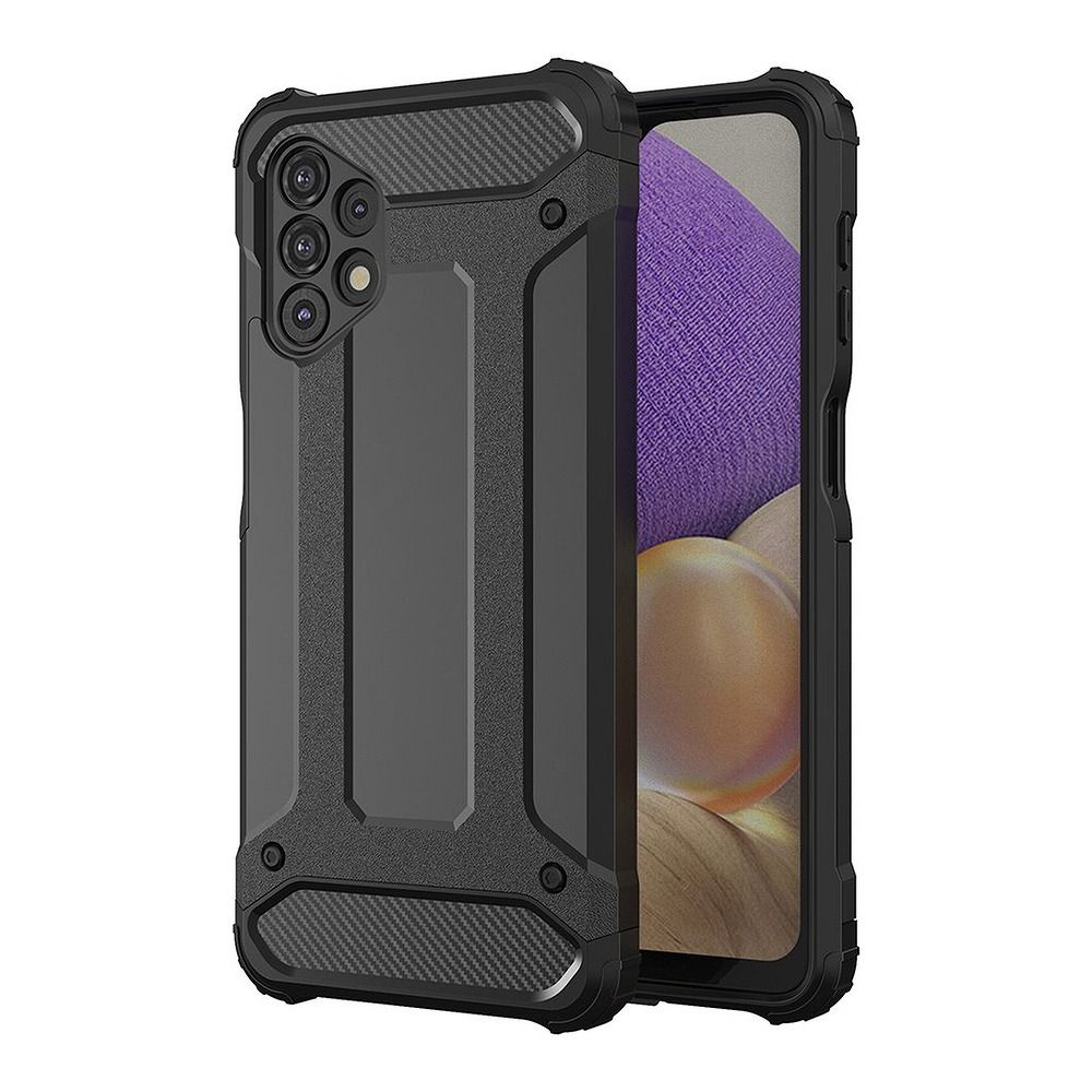 OEM Silikoncase für Samsung A32 5G Armor | Stoßfest | Slim Design - Schwarz