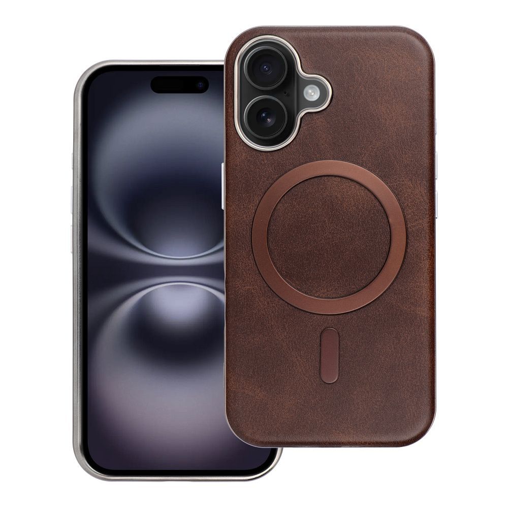 OEM Silikoncase für iPhone 15 PRO MAX Gentleman Mag compatible with MagSafe brown | Stoßfest | Slim Design - Standard