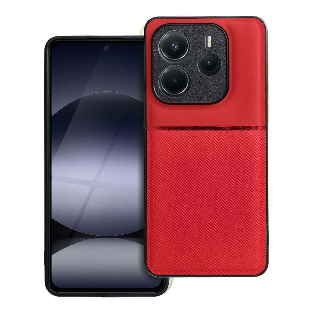 OEM Silikoncase für Xiaomi Redmi Note 14 5G Noble | Stoßfest | Slim Design - Rot