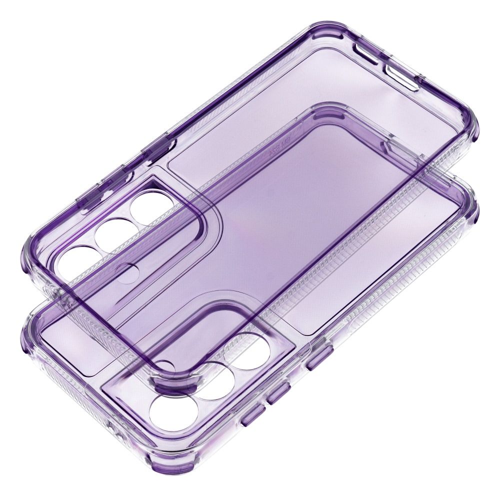 OEM Silikoncase für Samsung A07 Matrix light violet | Stoßfest | Slim Design - Transparent