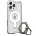 Urban Armor Gear Silikoncase für IPHONE 16 Pro Max ice- / titanium | Stoßfest | Slim Design - Weiß