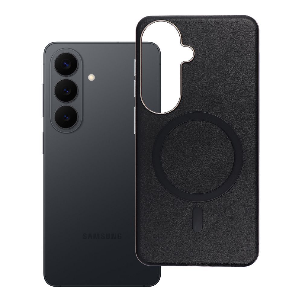 OEM Silikoncase für Samsung S26 Gentleman Mag compatible with MagSafe | Stoßfest | Slim Design - Schwarz