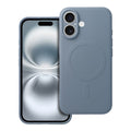OEM Silikoncase für iPhone 16 Mag compatible with MagSafe light | Stoßfest | Slim Design - Blau