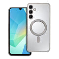 OEM Silikoncase für Samsung A16 5G / A16 4G Electro Mag compatible with MagSafe titanium | Stoßfest | Slim Design - Grau