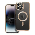 OEM Silikoncase für iPhone 16e (SE 4 2025) / 17e Electro Mag compatible with MagSafe | Stoßfest | Slim Design - Gold