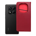 OEM Bookcase für XIAOMI Redmi Note 14 PRO 4G claret | Rundumschutz | Kartenfach - Rot