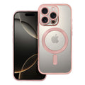 OEM Silikoncase für iPhone 16 PRO Electro Mag compatible with MagSafe -rose | Stoßfest | Slim Design - Gold