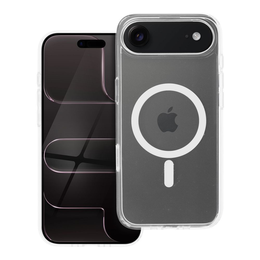 OEM Silikoncase für iPhone 17 AIR Mag Elite (STR / NON-YELLOWING / CAMERA CONTROL BUTTON) compatible | Stoßfest | Slim Design - Transparent