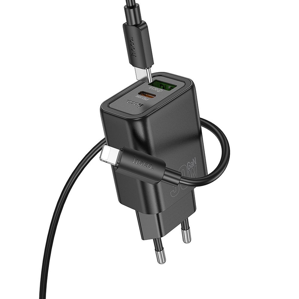 Hoco Ladekabel USB-C auf Lightning 30W | Schnellladen | Robust