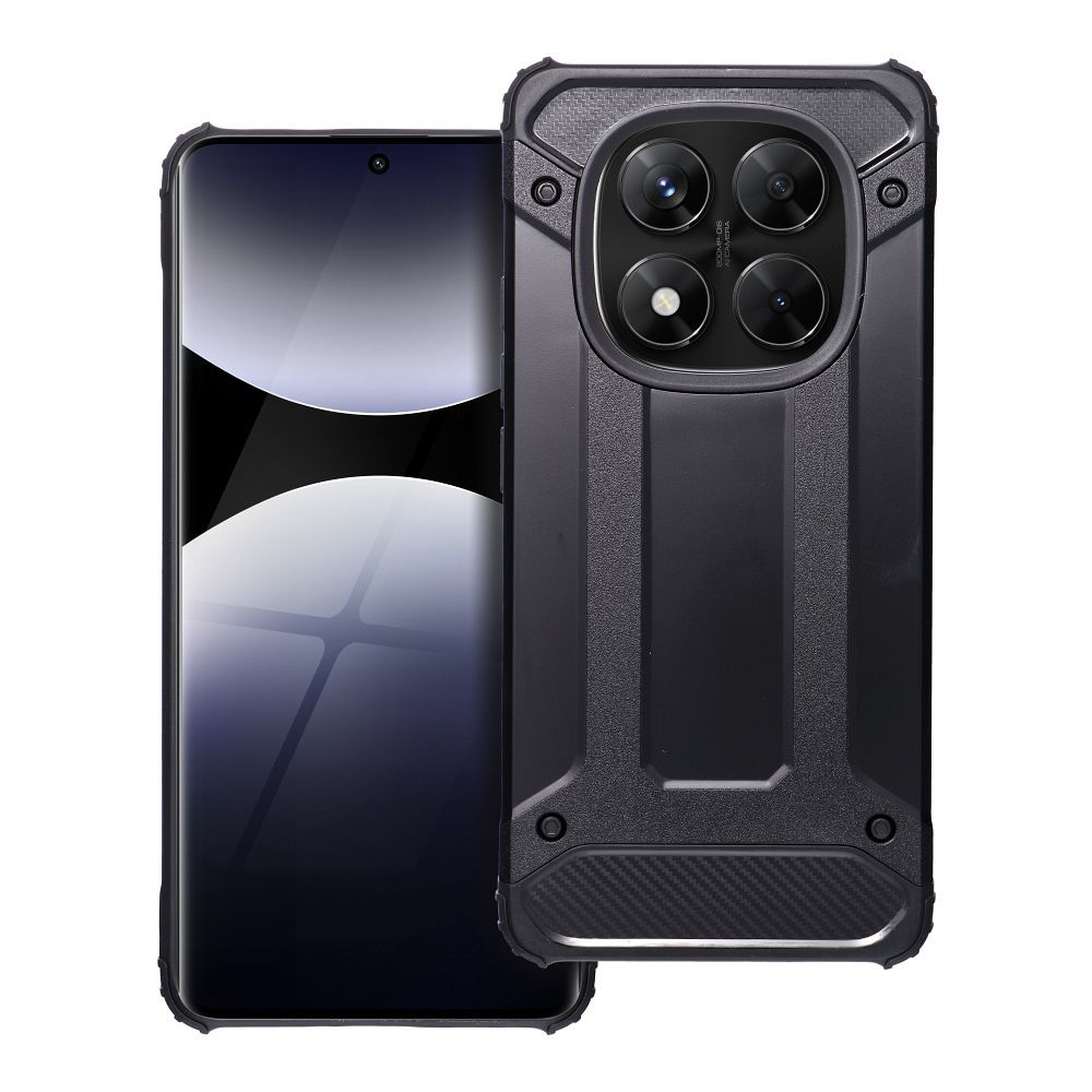 OEM Silikoncase für Xiaomi Redmi Note 14 5G Armor | Stoßfest | Slim Design - Schwarz