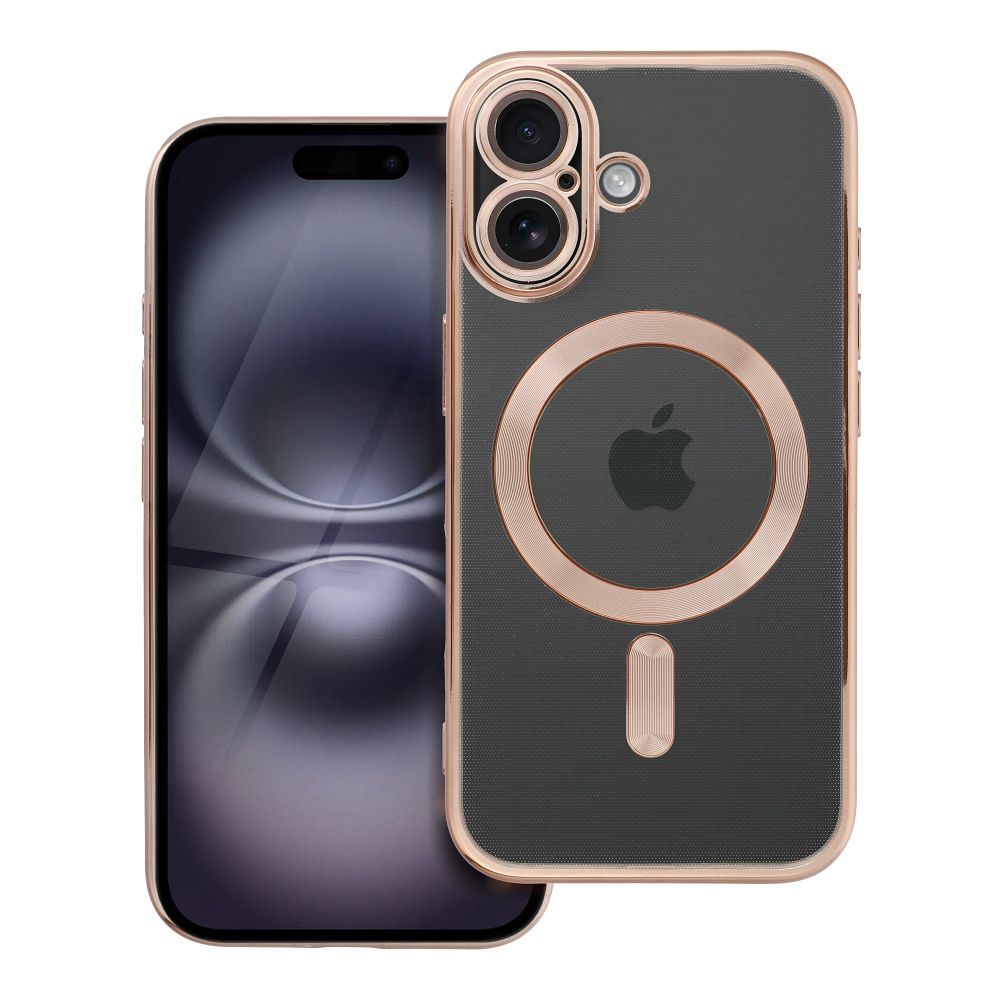OEM Silikoncase für iPhone 16 Electro Mag compatible with MagSafe brown | Stoßfest | Slim Design - Standard