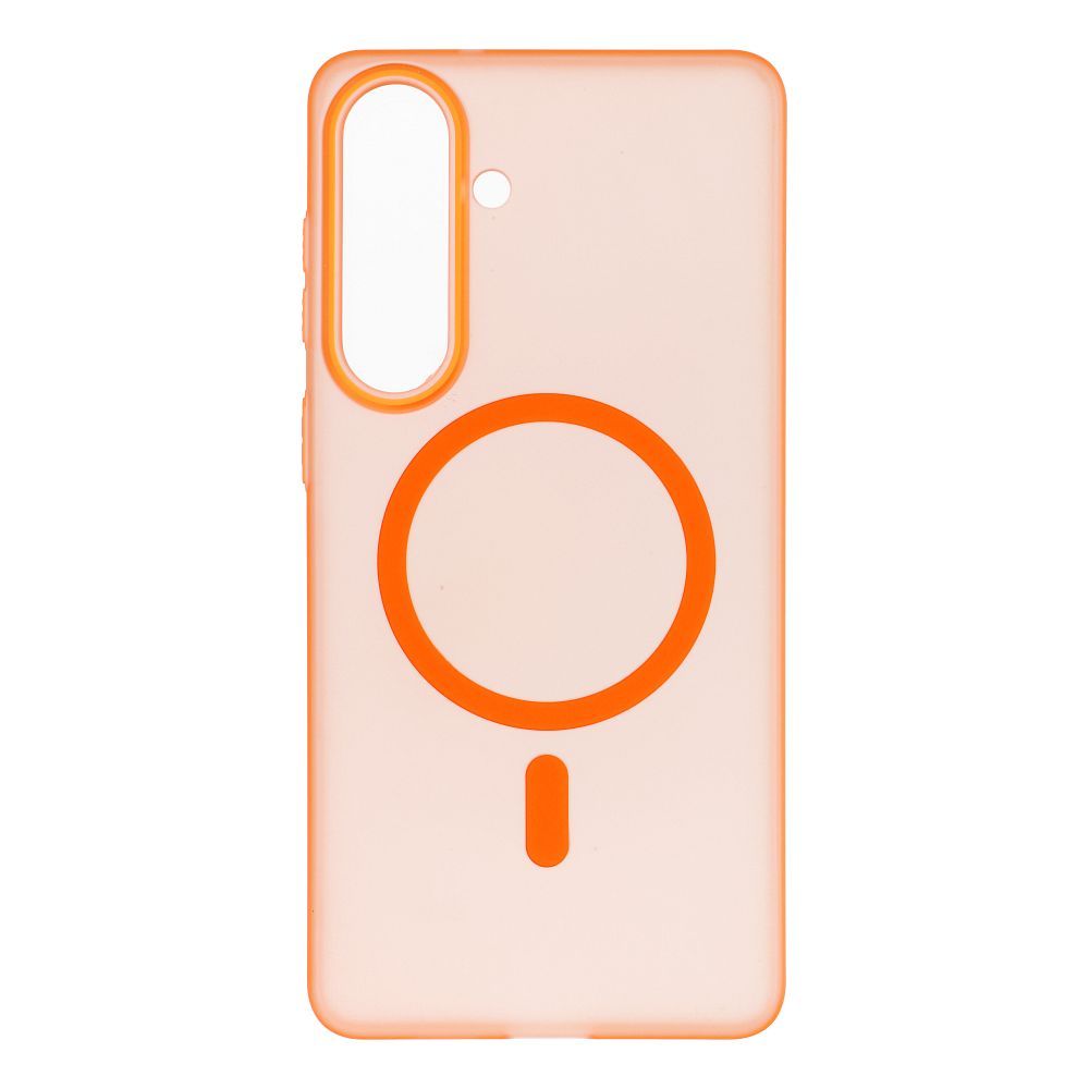 OEM Silikoncase für Samsung S26 PLUS Go compatible with MagSafe | Stoßfest | Slim Design - Orange