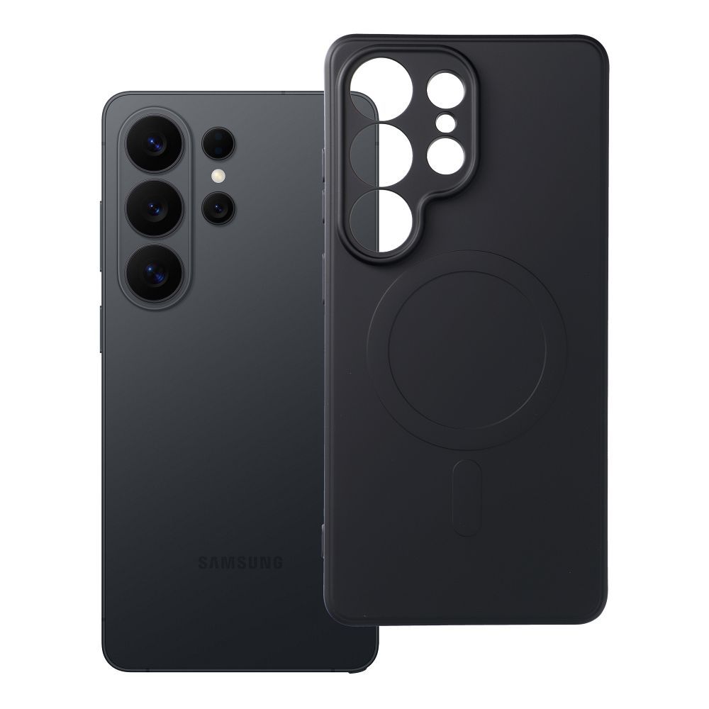 OEM Silikoncase für Samsung S26 ULTRA Mag compatible with MagSafe | Stoßfest | Slim Design - Schwarz