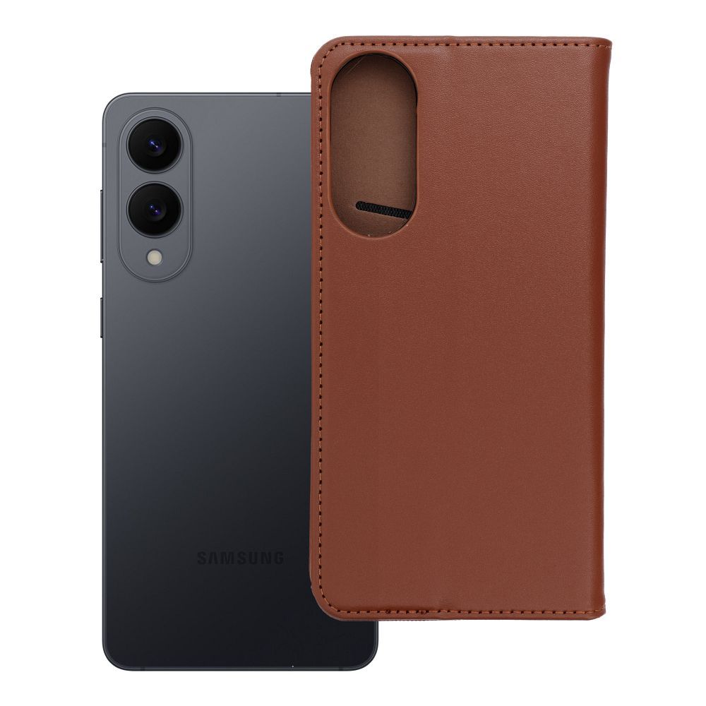 OEM Bookcase für SAMSUNG S25 Edge brown | Rundumschutz | Kartenfach - Standard