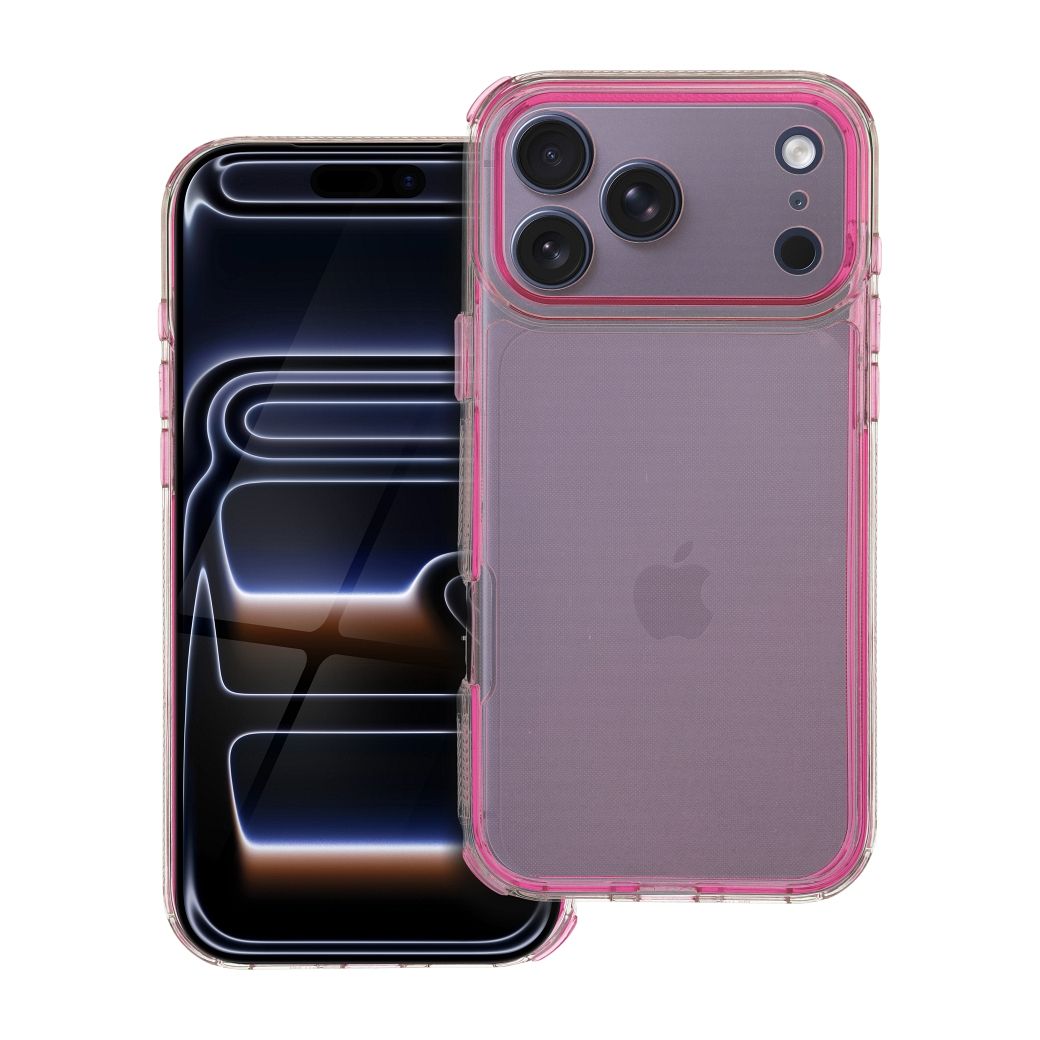 OEM Silikoncase für iPhone 17 PRO MAX Matrix powder | Stoßfest | Slim Design - Rosa