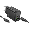 Hoco Ladekabel USB-C auf USB-C 20W | Schnellladen | Robust