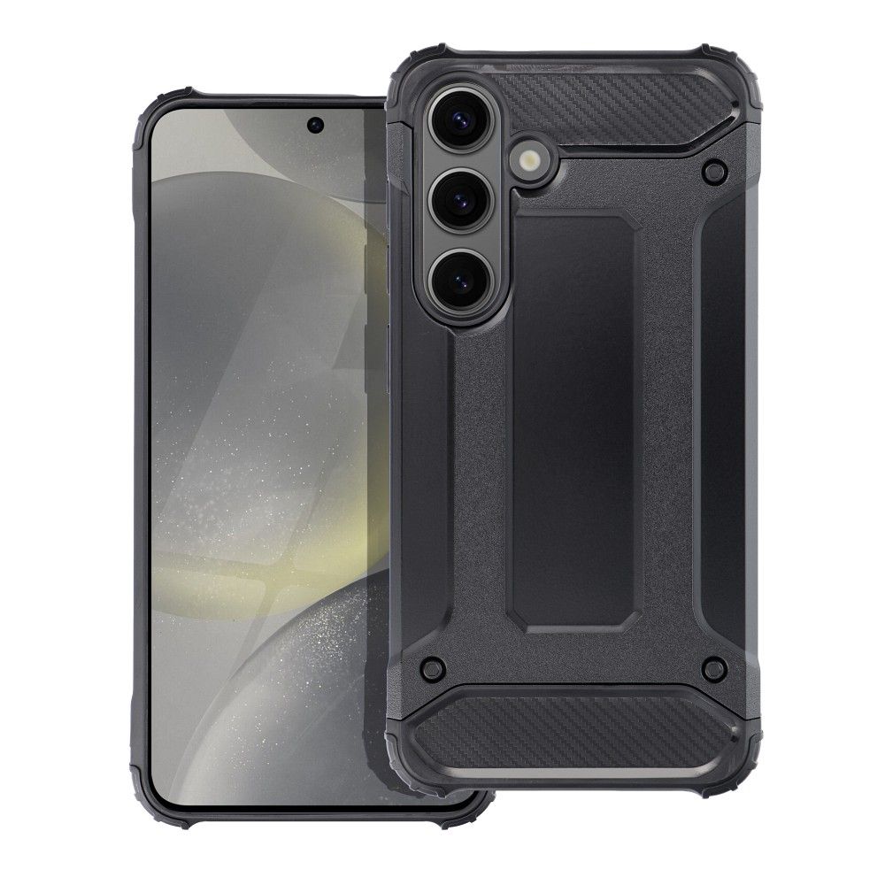 OEM Silikoncase für Samsung S24 Armor | Stoßfest | Slim Design - Schwarz