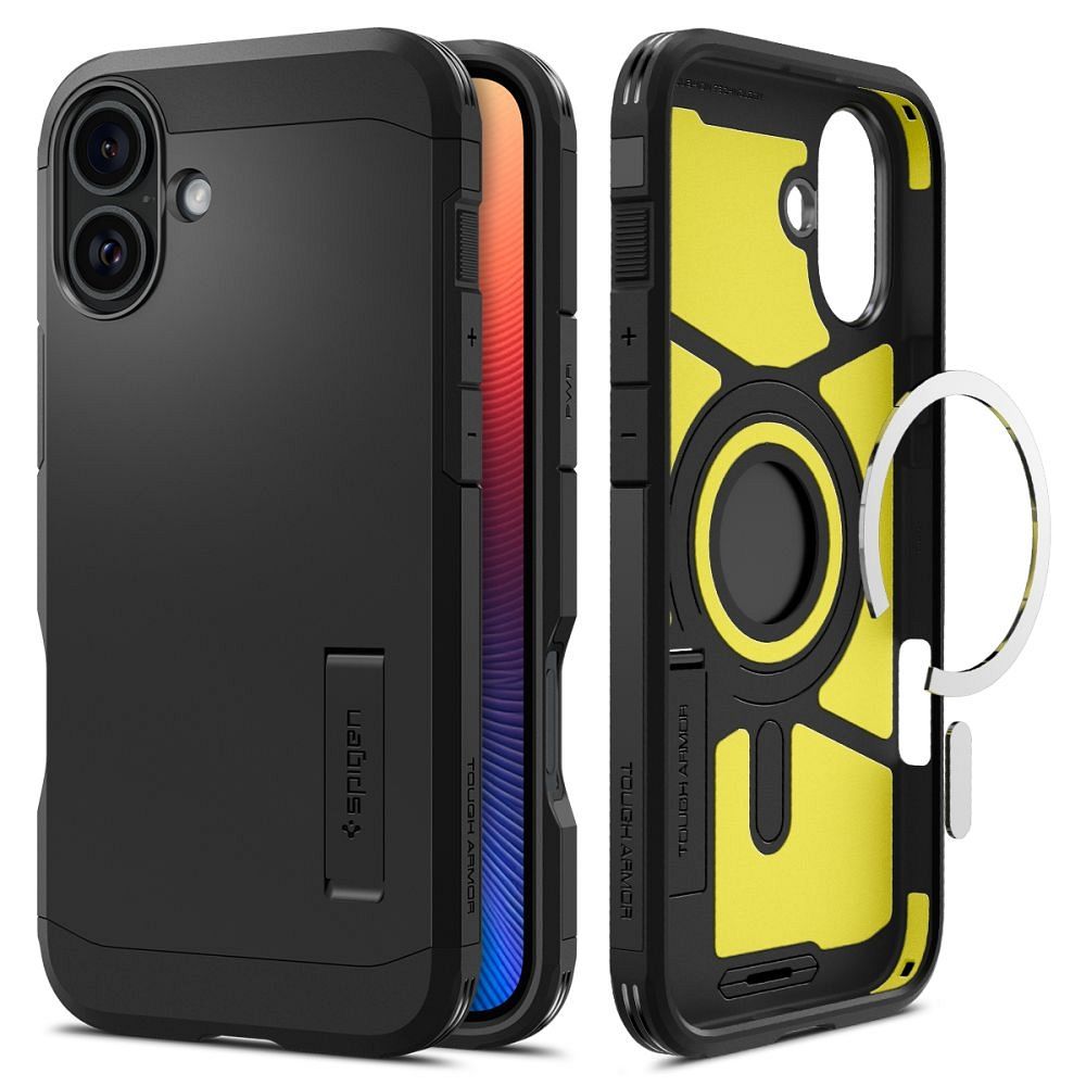 Spigen Silikoncase für IPHONE 16 | Stoßfest | Slim Design - Schwarz