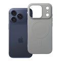 OEM Silikoncase für iPhone 17 PRO Mag compatible with MagSafe (big hole) titanium | Stoßfest | Slim Design