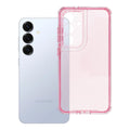 OEM Silikoncase für Samsung S25 Matrix powder | Stoßfest | Slim Design - Rosa