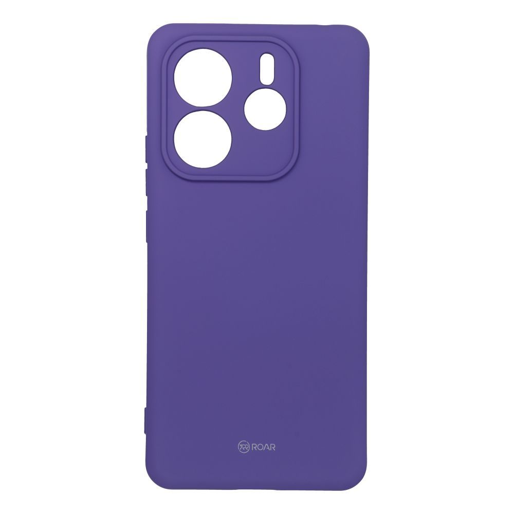 Roar Silikoncase für ROAR futera ALL DAY COLORFUL JELLY do XIAOMI Redmi Note 14 5G Fioletowy | Stoßfest | Slim Design - Rot