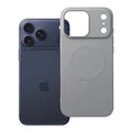 OEM Silikoncase für iPhone 17 PRO MAX Mag compatible with MagSafe (big hole) titanium | Stoßfest | Slim Design