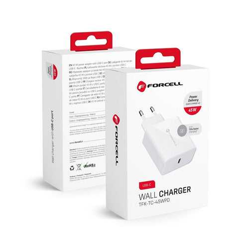 Forcell Ladegerät 45W | Schnellladen | Kompakt