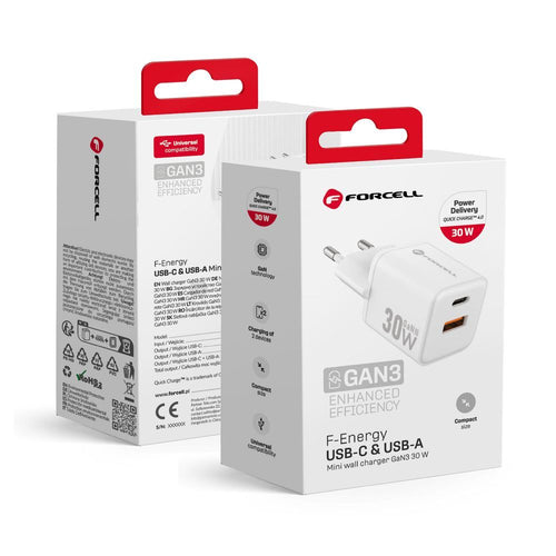 Forcell Ladegerät 30W | Schnellladen | Kompakt
