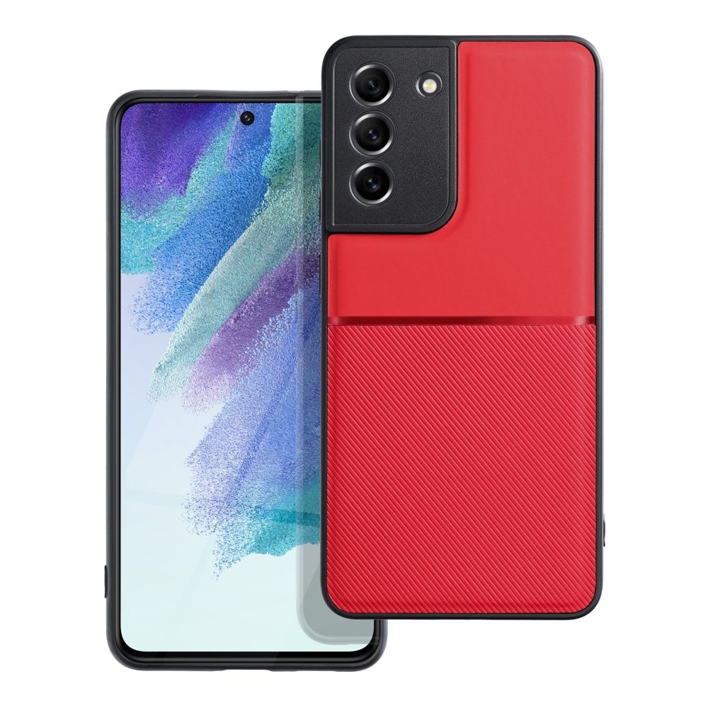 OEM Silikoncase für Samsung S21 FE Noble | Stoßfest | Slim Design - Rot