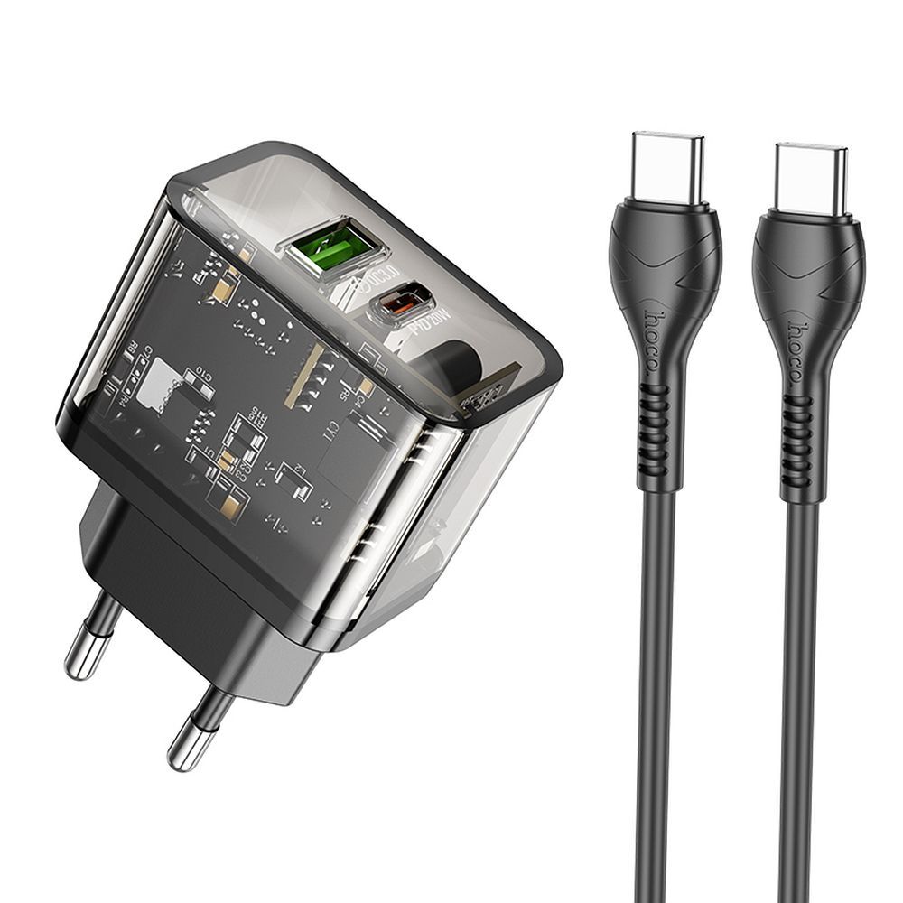 Hoco Ladekabel USB-C auf USB-C 20W | Schnellladen | Robust