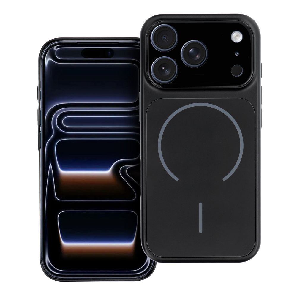 OEM Silikoncase für iPhone 13 PRO Make 17 compatible with MagSafe | Stoßfest | Slim Design - Schwarz