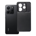 OEM Silikoncase für Xiaomi Redmi Note 14 5G Carbon Premium | Stoßfest | Slim Design - Schwarz