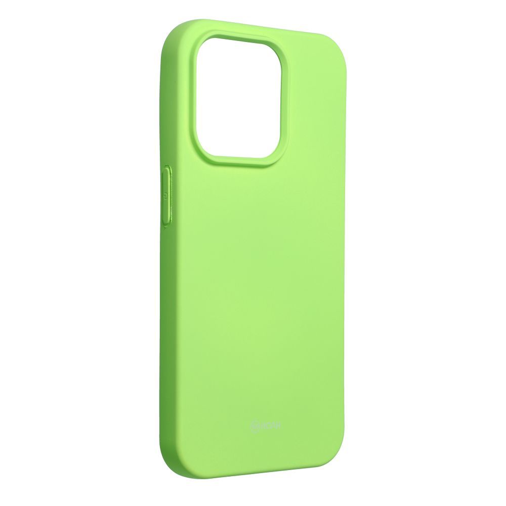 Roar Silikoncase für ROAR futera ALL DAY COLORFUL JELLY do IPHONE 15 Pro Limonka | Stoßfest | Slim Design - Standard