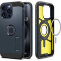 Spigen Silikoncase für IPHONE 16 Pro Max metal slate | Stoßfest | Slim Design - Standard