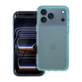 OEM Silikoncase für iPhone 17 PRO MAX Matrix mint | Stoßfest | Slim Design - Transparent