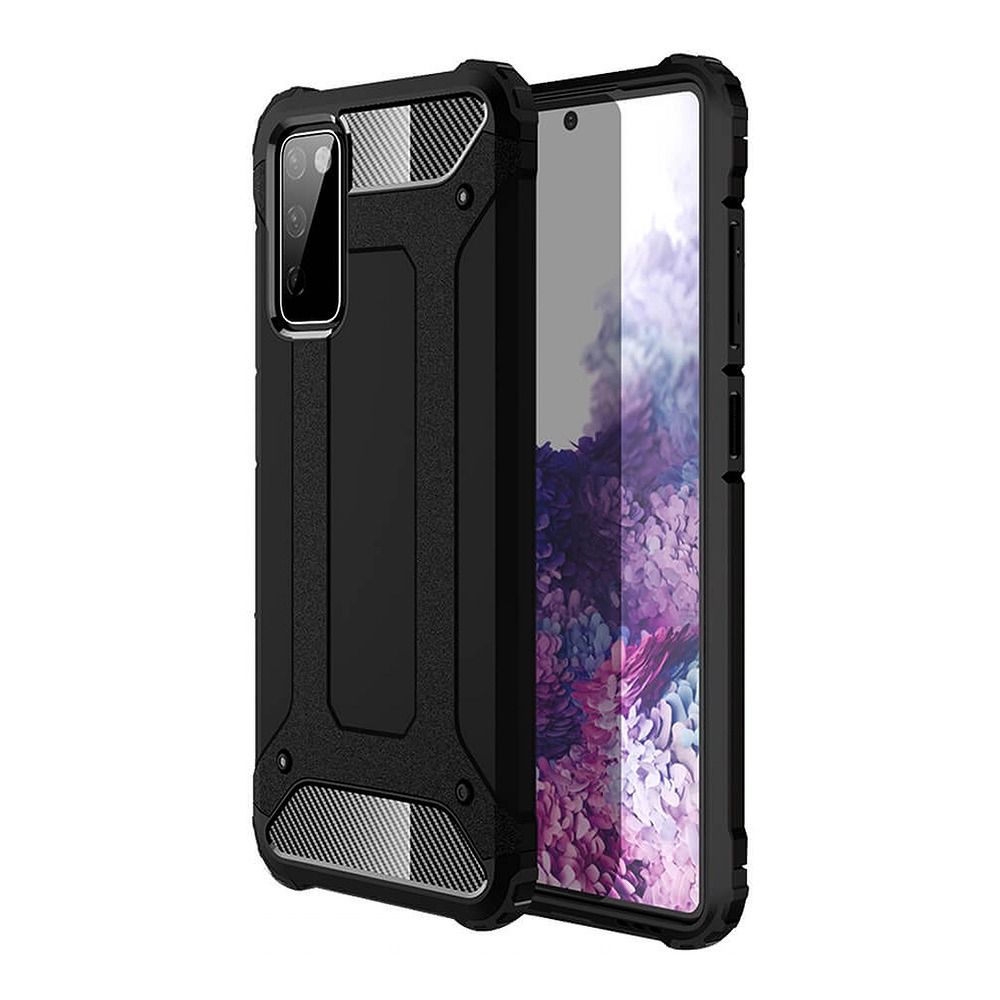 OEM Silikoncase für Samsung S20 FE / S20 FE 5G Armor | Stoßfest | Slim Design - Schwarz
