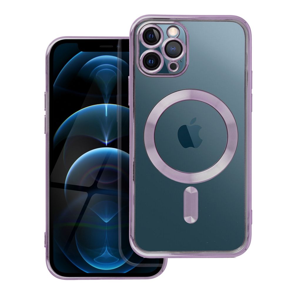 OEM Silikoncase für iPhone 11 PRO Electro Mag compatible with MagSafe | Stoßfest | Slim Design - Lila