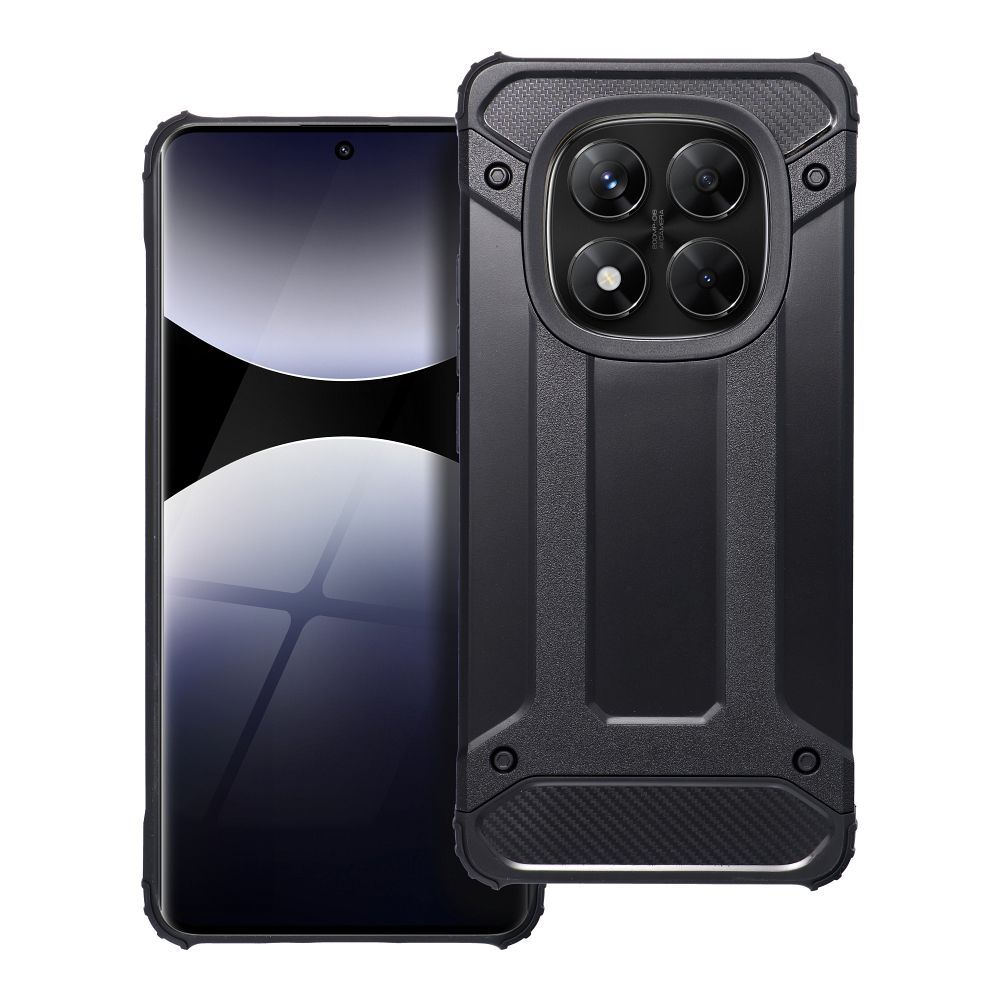 OEM Silikoncase für Xiaomi Redmi Note 14 PRO 4G Armor | Stoßfest | Slim Design - Schwarz