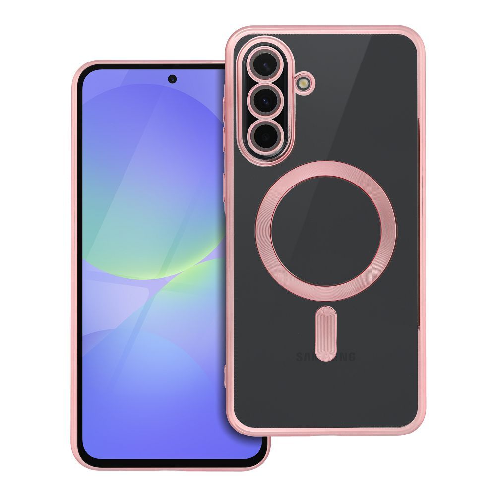 OEM Silikoncase für Samsung A36 Electro Mag compatible with MagSafe -rose | Stoßfest | Slim Design - Gold