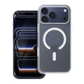 OEM Silikoncase für iPhone 17 PRO MAX Mag Elite (STR / NON-YELLOWING / CAMERA CONTROL BUTTON) compat | Stoßfest | Slim Design - Transparent