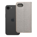 OEM Bookcase für IPHONE 16e (SE 4 2025) | Rundumschutz | Kartenfach - Grau