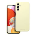 Roar Silikoncase für SAMSUNG A14 4G / A14 5G Light | Stoßfest | Slim Design - Gelb