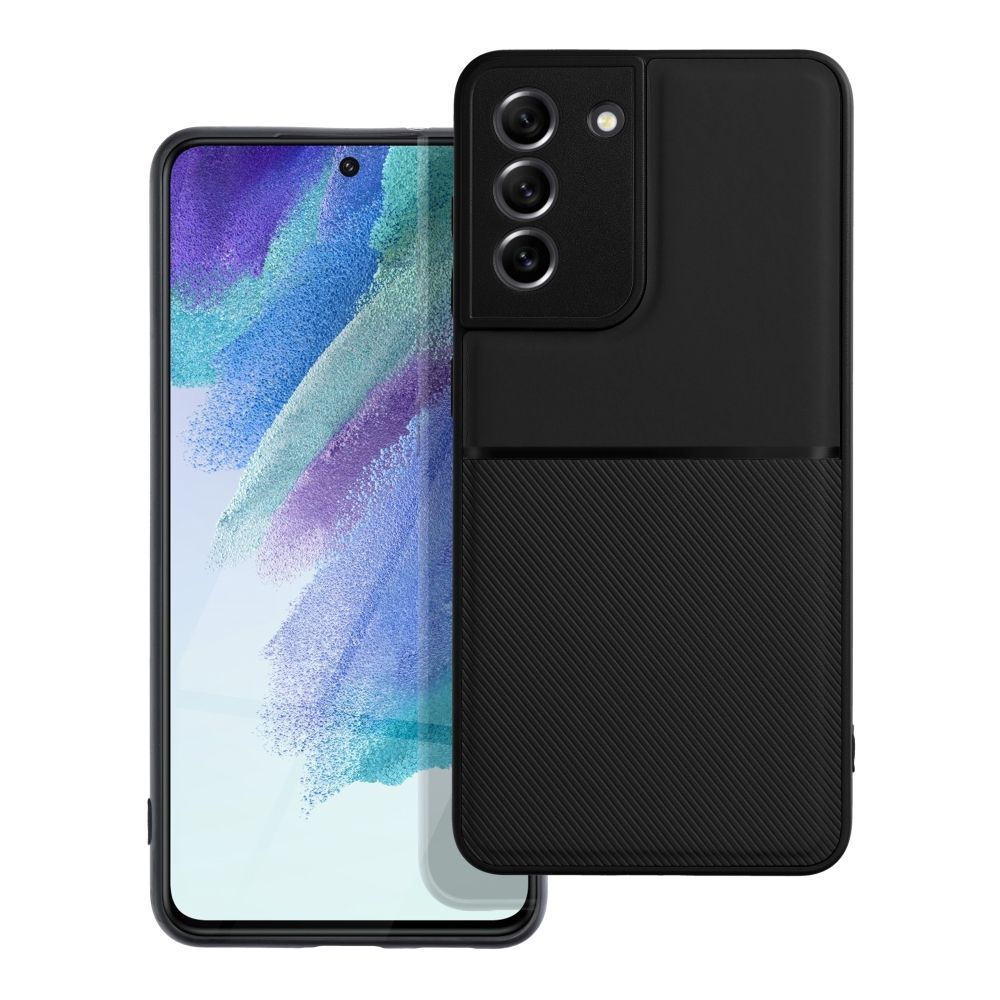 OEM Silikoncase für Samsung S21 FE Noble | Stoßfest | Slim Design - Schwarz