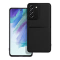 OEM Silikoncase für Samsung S21 FE Noble | Stoßfest | Slim Design - Schwarz