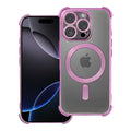 OEM Silikoncase für iPhone 16 PRO Antishock Electro compatible with MagSafe | Stoßfest | Slim Design - Lila
