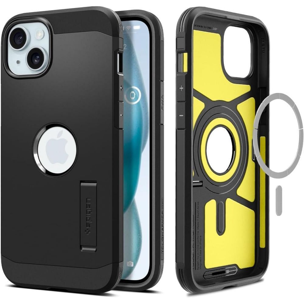Spigen Silikoncase für IPHONE 15 | Stoßfest | Slim Design - Schwarz