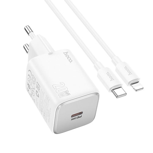 Hoco Ladekabel USB-C auf Lightning 20W | Schnellladen | Robust