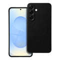 OEM Silikoncase für Samsung S25 PLUS Mag compatible with MagSafe | Stoßfest | Slim Design - Schwarz
